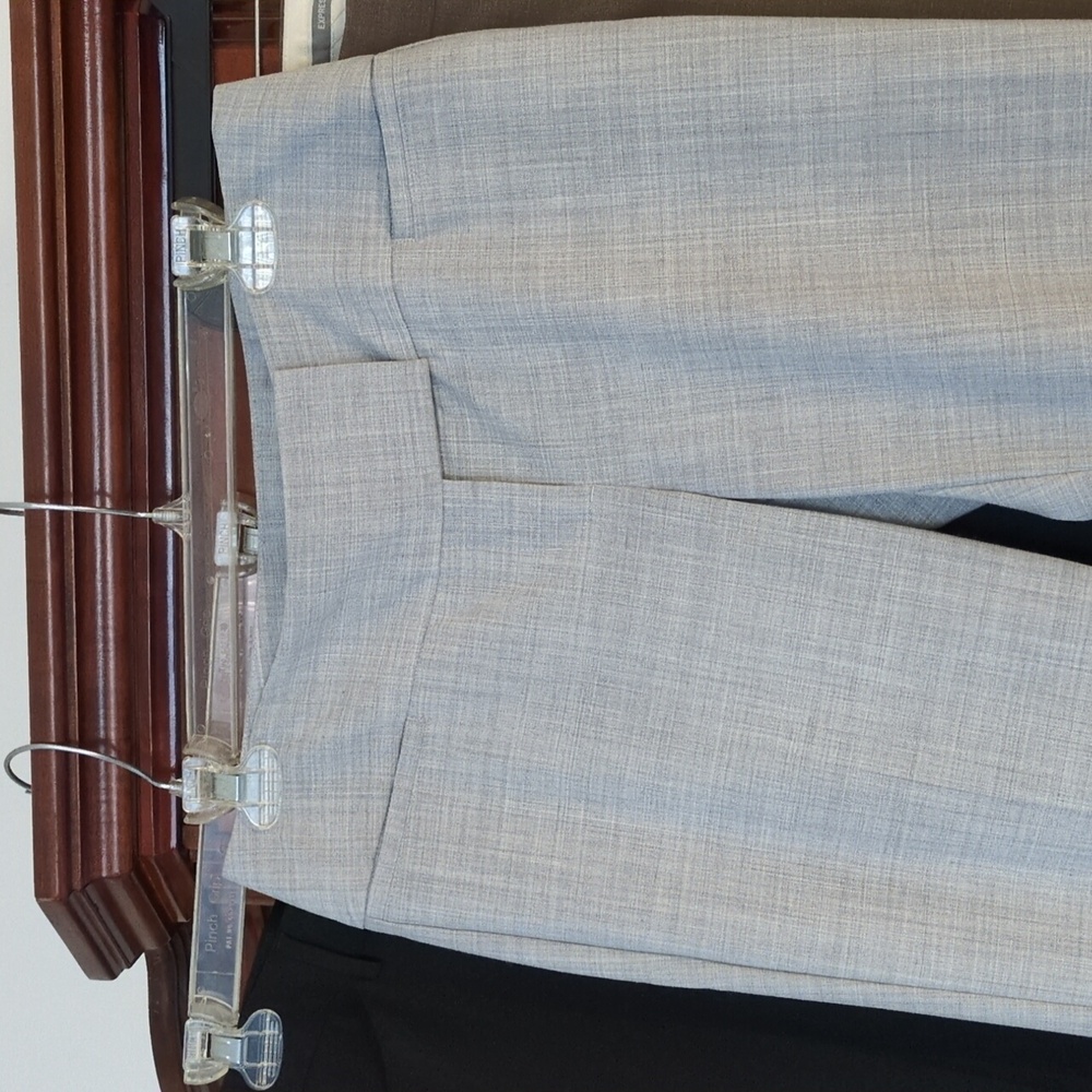 Express Editor Stylish Black, Gray, and Tan Trousers Set Size 6 - Picture 3 of 9